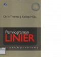 PEMROGRAMAN LINIER MTODE DAN PROBLEMA