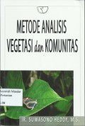 Metode Analisis Vegetasi dan Komonitas