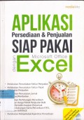 aplikasi persedian & penjualan Siap Pakai Dengan Microsoft Office Excel