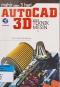 AUTOCAD 3D untuk teknik mesin