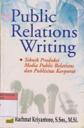 PUBLIC RELATIONS WRITING