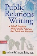 PUBLIC RELATIONS WRITING