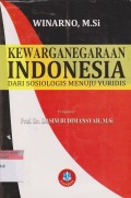 KEWARGANEGARAAN INDONESIA dari sosiologis menuju yuridis