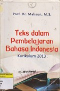 teks dalam pembelajaran bahasa indonesia