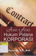 asas-asas hukum pidana korporasi