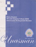 Buku Alumni Wisuda Sarjana Tahun 2008 Universitas Al asyariah Mandar