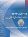 BUKU ALUMNI WISUDA SARJANA Tahun 2006
