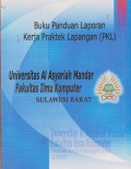 Buku Panduan Laporan Praktek Keja Lapangan (PKL)