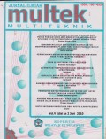 JURNAL ILMIAH multek MULTI TEKNIK