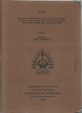 Pengaruh Umur dan Jenis Kelamin Terhadap Persentase Bagian - Bagian Karkas Ayam Pedaging Satrain New Lohman (MB 202).